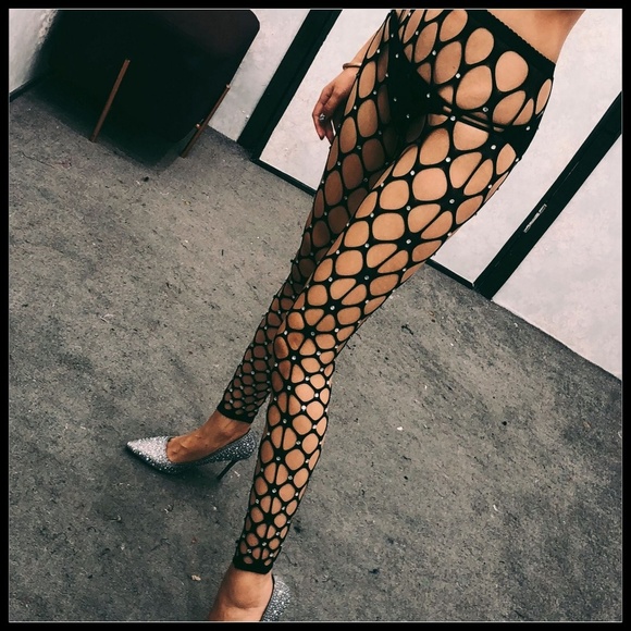 ❤️NEW Sexy Bling Fishnet Stockings - Picture 3 of 8
